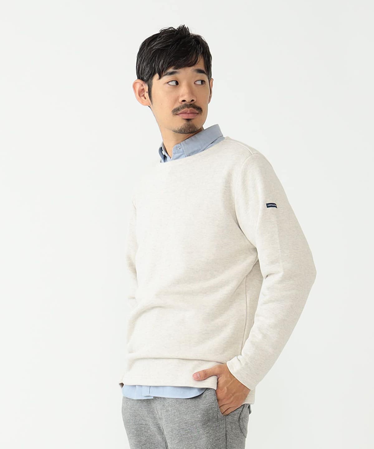 BEAMS PLUS（ビームス プラス）【別注】LOOPWHEELER / Sweat Boat Neck