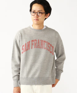 ▲【予約・イベント限定】REMI RELIEF × BEAMS PLUS / 別注 クルーネック スウェット シャツ サンフランシスコ