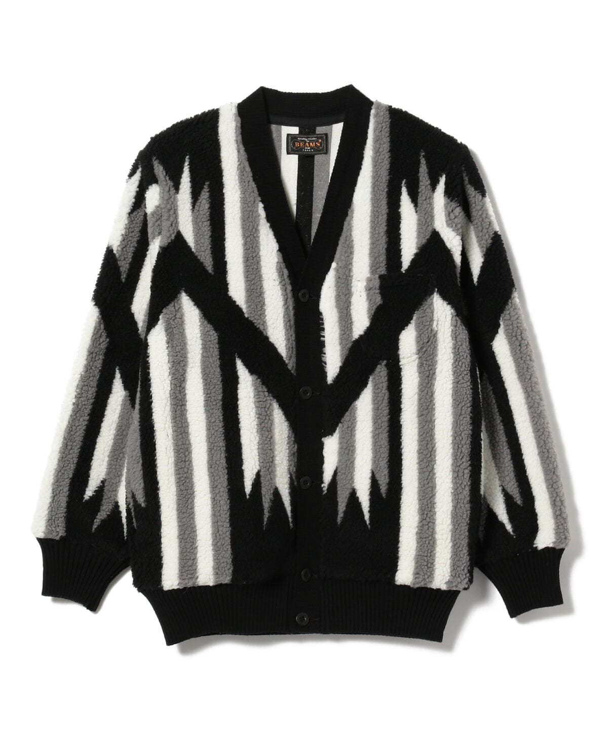 ビームスF ネイティブ柄 ニット Lサイズ