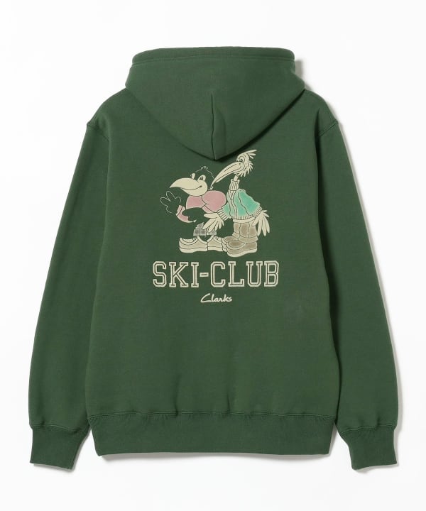 BEAMS PLUS（ビームス プラス）【COLLABORATION】END. × Clarks ORIGINALS / Pullover Sweat  Ski Club Print（トップス パーカー）通販｜BEAMS