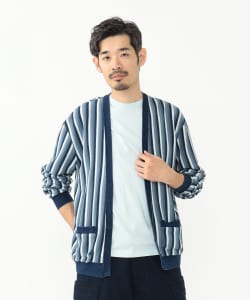 ▲【別注】REMI RELIEF / Indigo Kanoko Cardigan