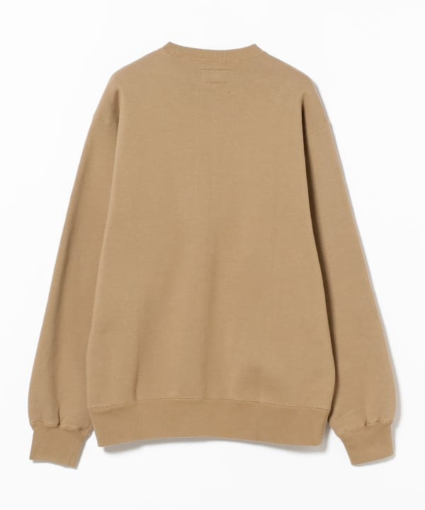 BEAMS PLUS Sweat Crew Raised Back gray 38130206103