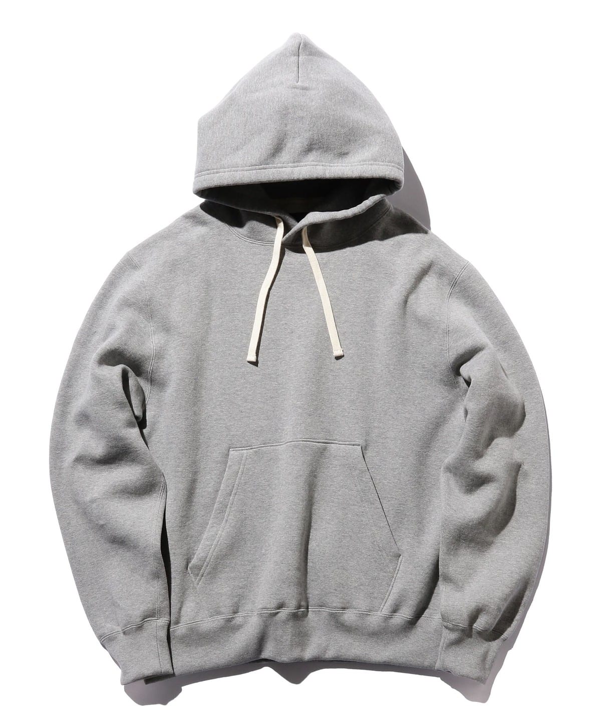Sweat Pullover Hoodie Raised Back トップス MEN GREY S Sweat Pullover Hoodie Raised Back トップス MEN GREY S