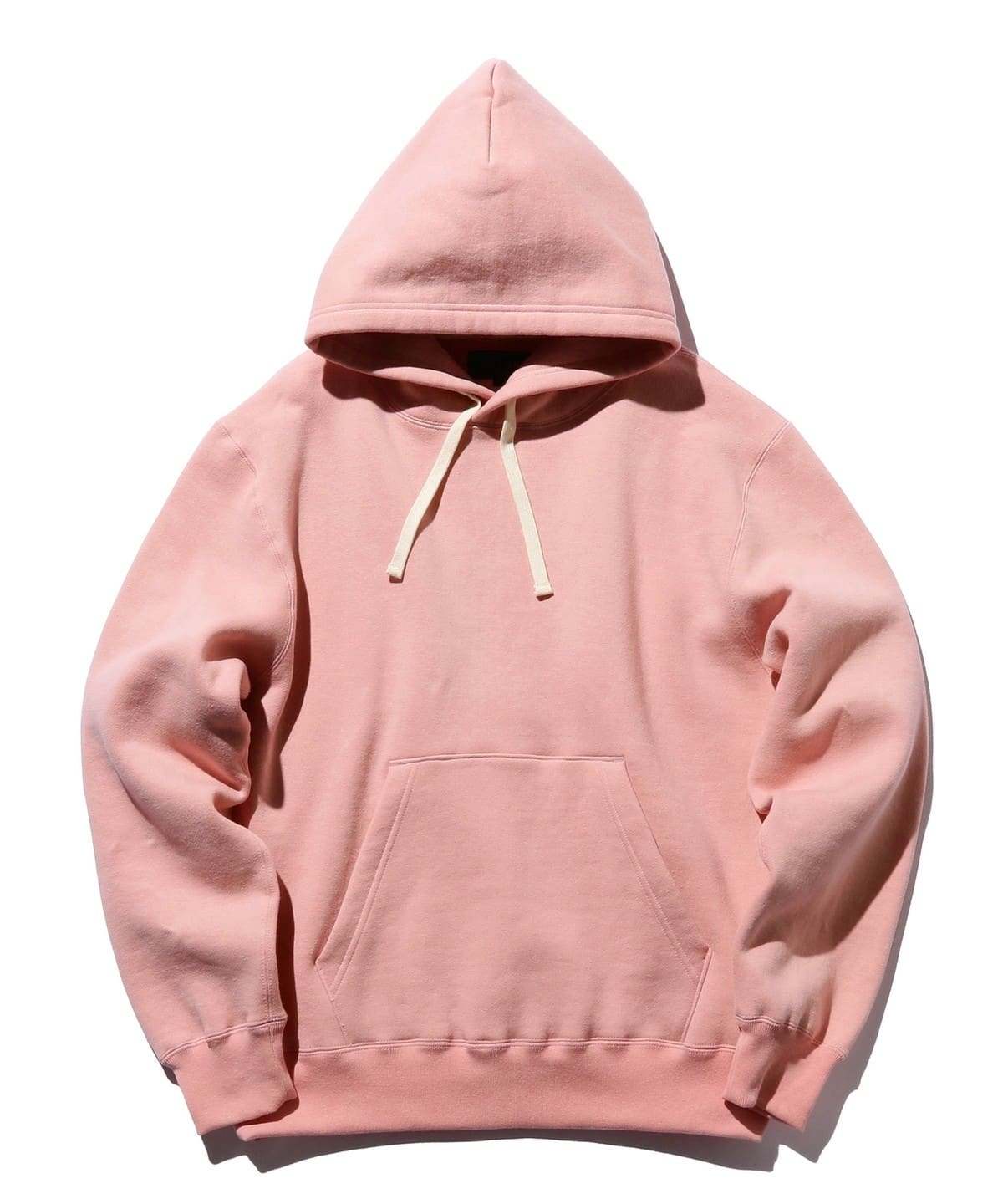 Sweat Pullover Hoodie Raised Back トップス MEN PINK L Sweat Pullover Hoodie Raised Back トップス MEN PINK L