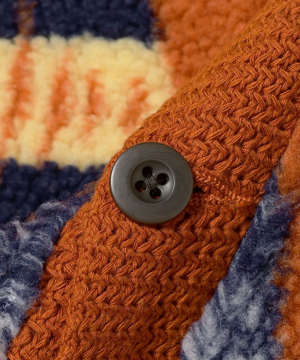 BEAMS PLUS（ビームス プラス）Cardigan Boa Jacquard（トップス