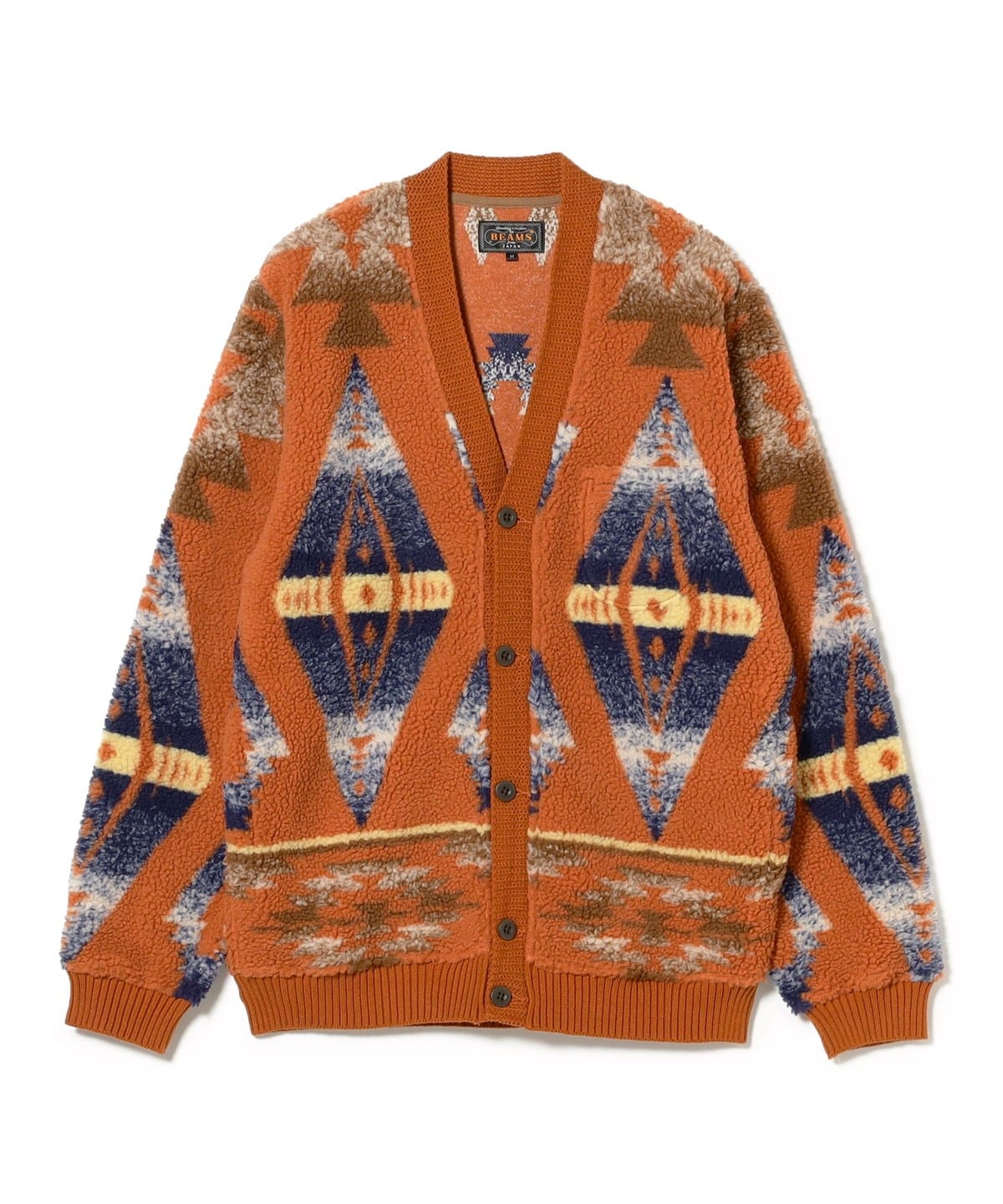 BEAMS PLUS（ビームス プラス）Cardigan Boa Jacquard（トップス