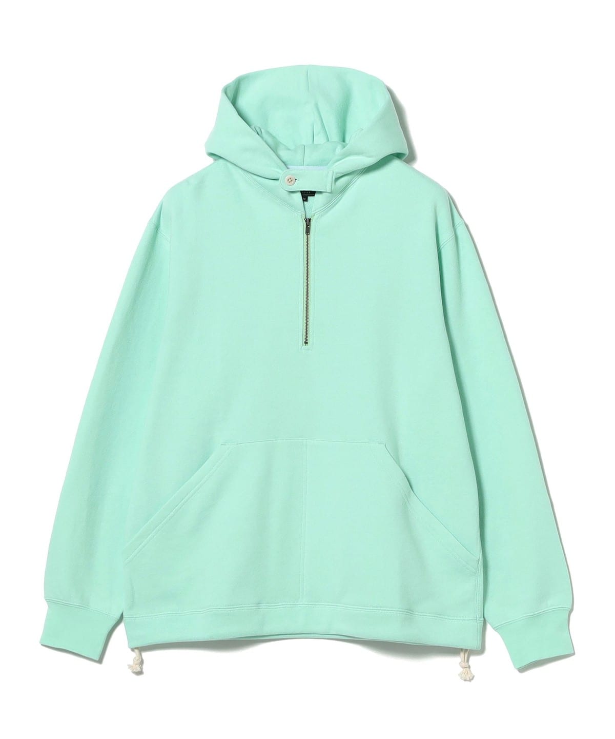 Sweat Half Zip Hoodie トップス MEN MINT. GRN XL Sweat Half Zip Hoodie トップス MEN MINT. GRN XL