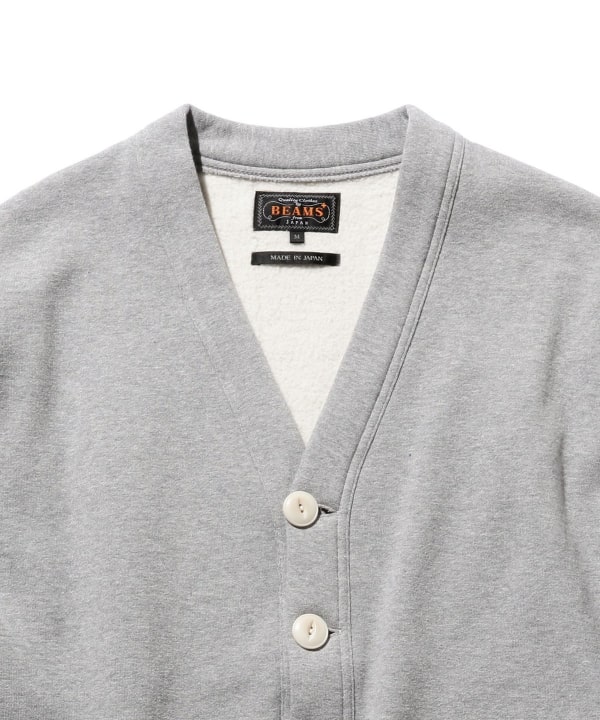 BEAMS PLUS（ビームス プラス）Sweat V Cardigan Raised Back