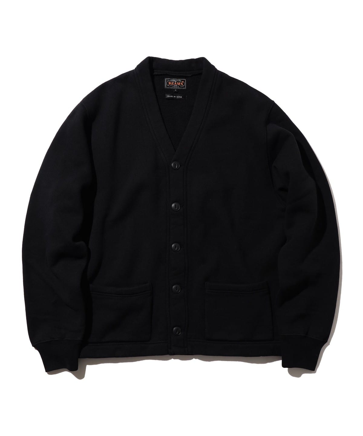 Sweat V Cardigan Raised Back トップス MEN BLACK L Sweat V Cardigan Raised Back トップス MEN BLACK L