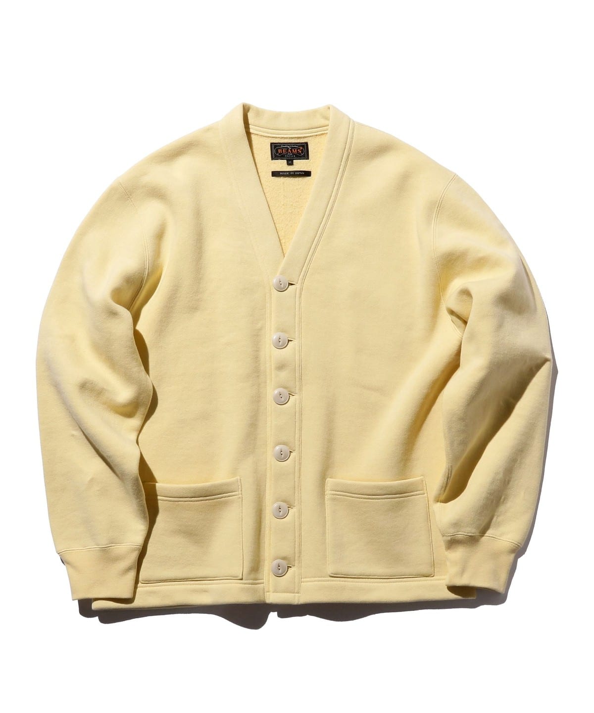 Sweat V Cardigan Raised Back トップス MEN CREAM S Sweat V Cardigan Raised Back トップス MEN CREAM S