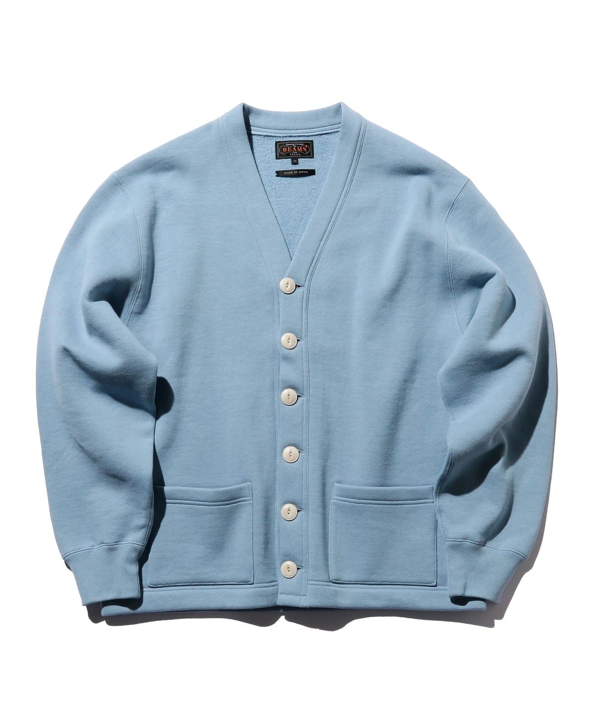 Sweat V Cardigan Raised Back トップス MEN SAX S Sweat V Cardigan Raised Back トップス MEN SAX S