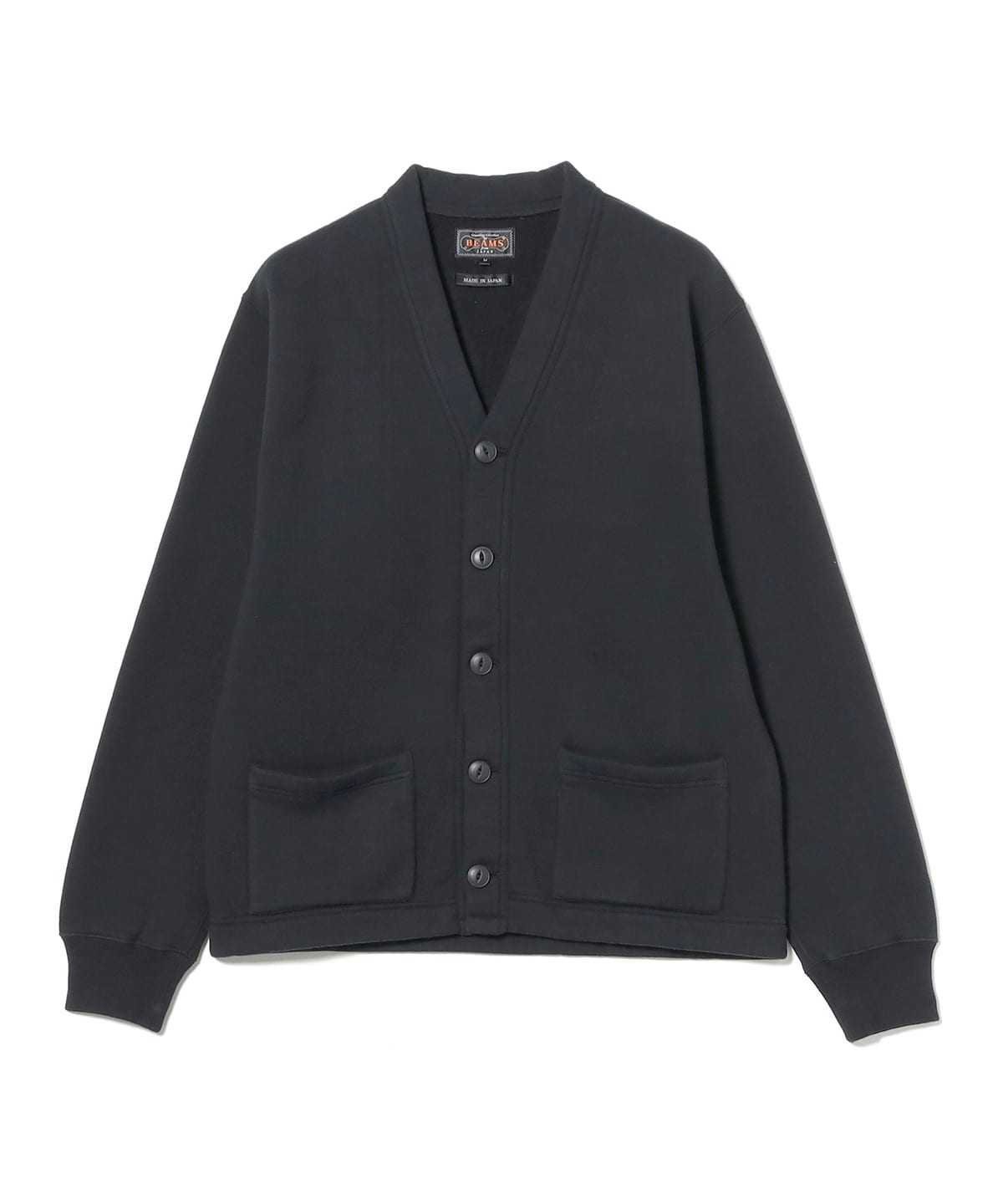 Sweat V Cardigan Raised Back トップス MEN BLACK S Sweat V Cardigan Raised Back トップス MEN BLACK S