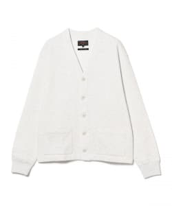 Sweat V Cardigan Raised Back