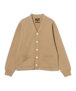 Sweat V Cardigan Raised Back