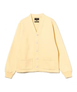 Sweat V Cardigan Raised Back
