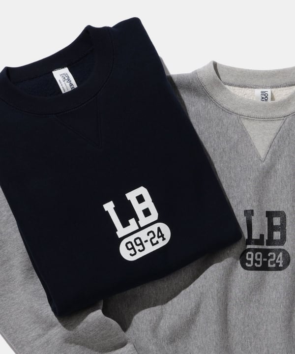 BEAMS PLUS（ビームス プラス）【別注】LOOPWHEELER / 100年起毛 Sweat Crew Neck Print（トップス  スウェット）通販｜BEAMS