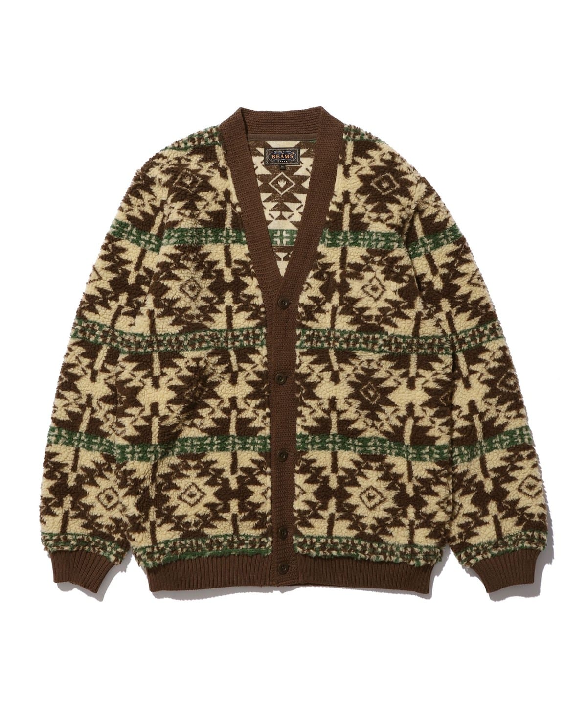 BEAMS PLUS（ビームス プラス）【タイムセール】Cardigan Boa Jacquard