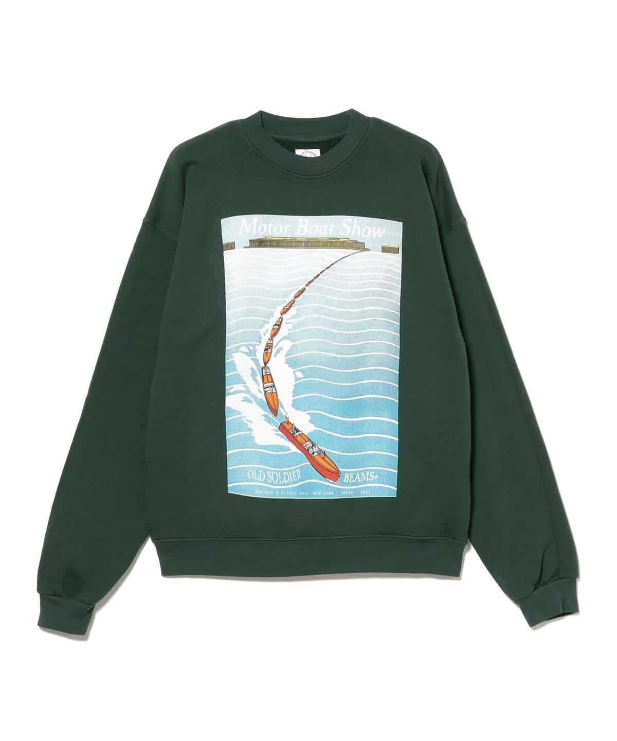 BEAMS PLUS（ビームス プラス）【別注】OLD SOLDIER / Print Crew 
