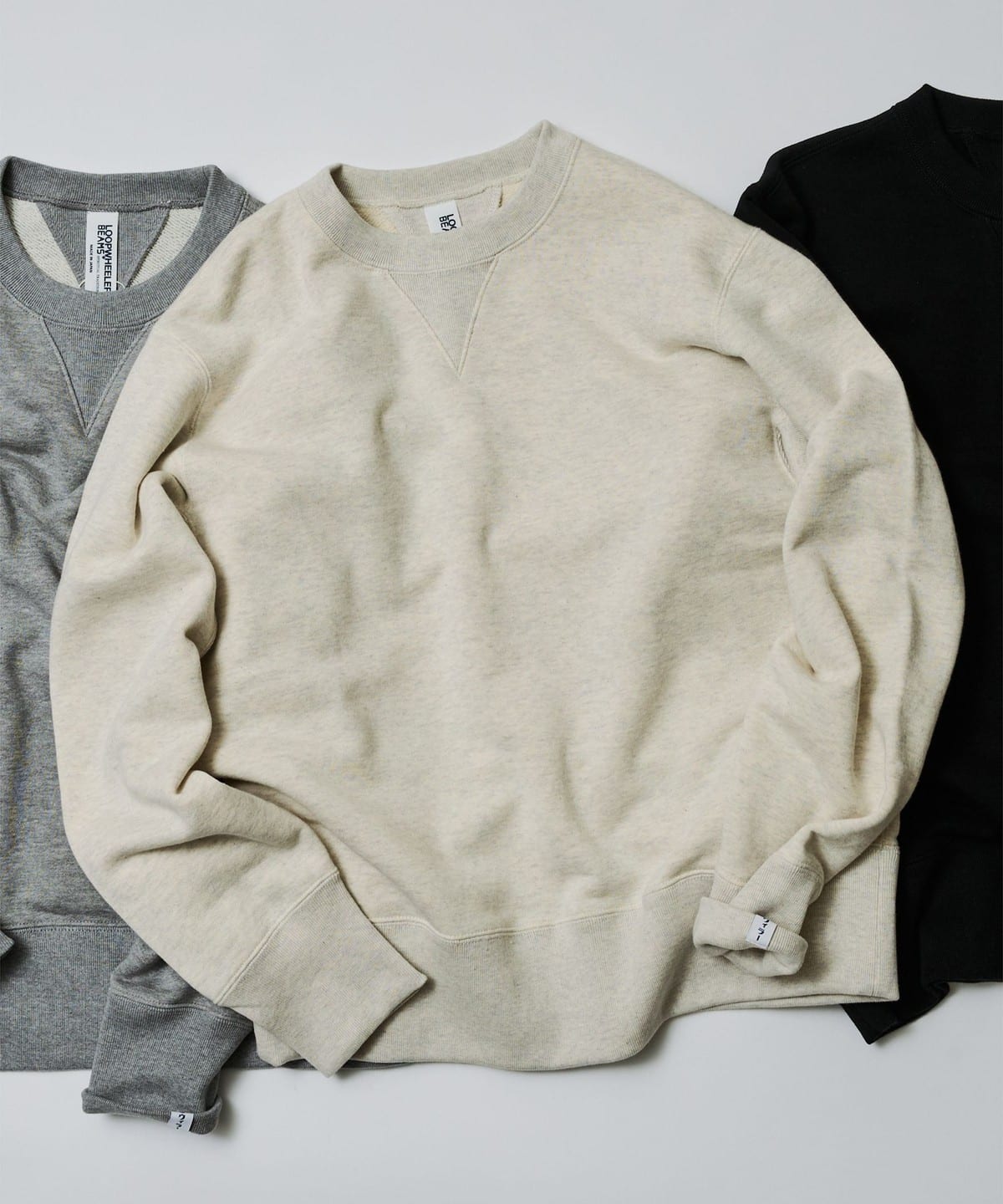 BEAMS PLUS（ビームス プラス）【別注】LOOPWHEELER / Sweat Crew Neck