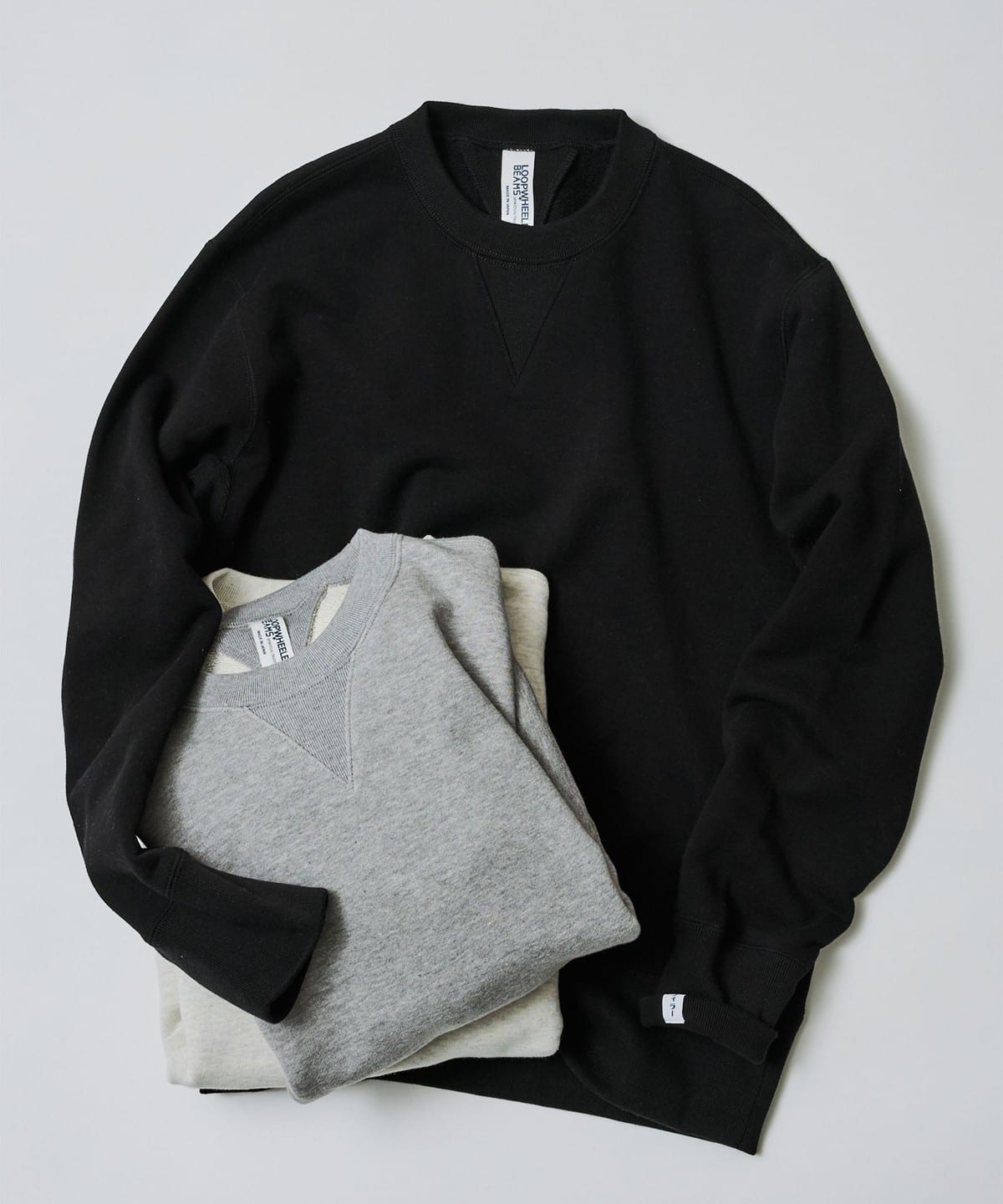 BEAMS PLUS（ビームス プラス）【別注】LOOPWHEELER / Sweat Crew Neck