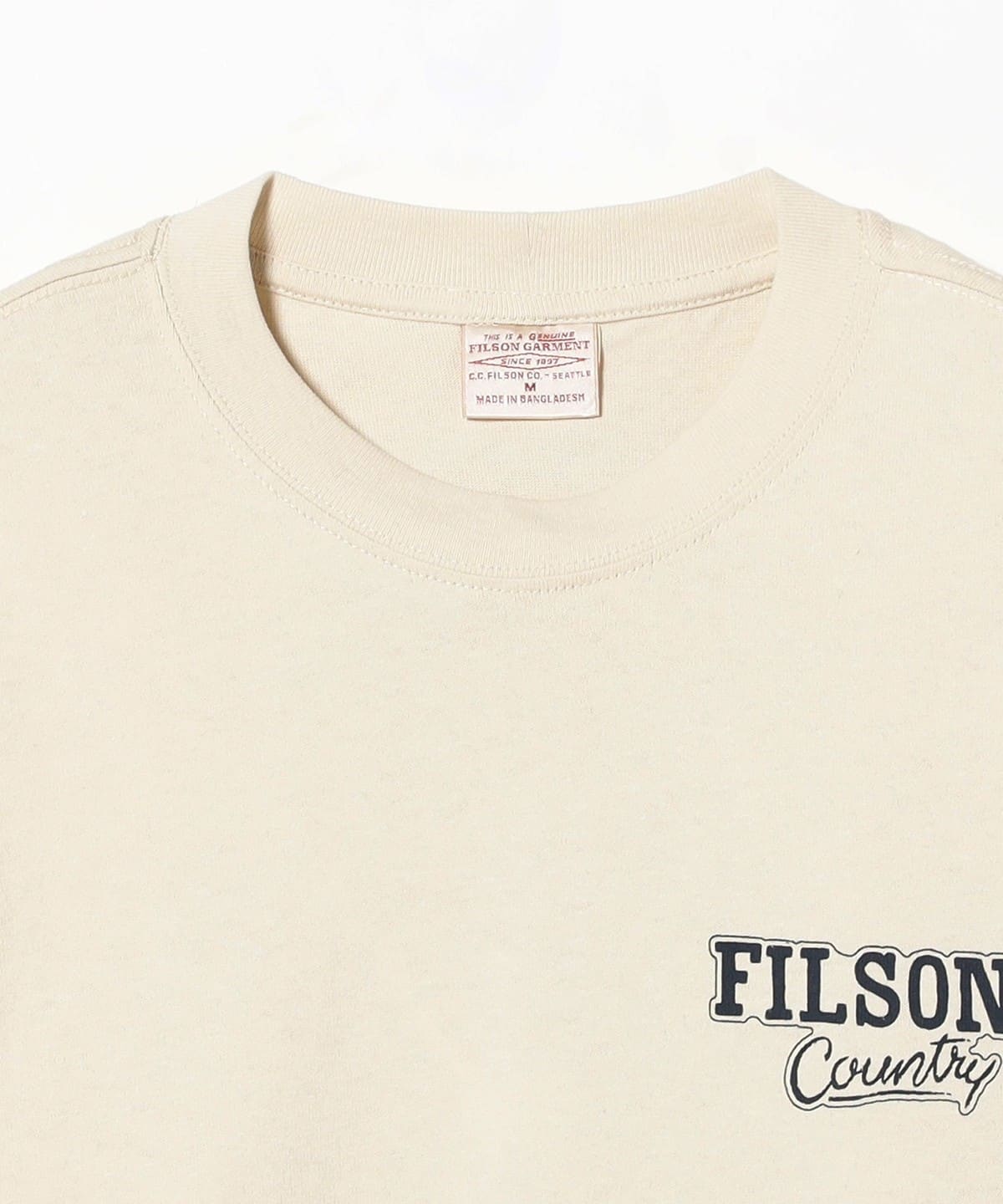 BEAMS PLUS（ビームス プラス）FILSON / LONG SLEEVE FRONTIER GRAPHIC 