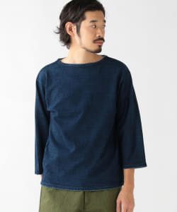 【予約】REMI RELIEF × BEAMS PLUS / 別注 Basque Shirt 3/4 Sleeve