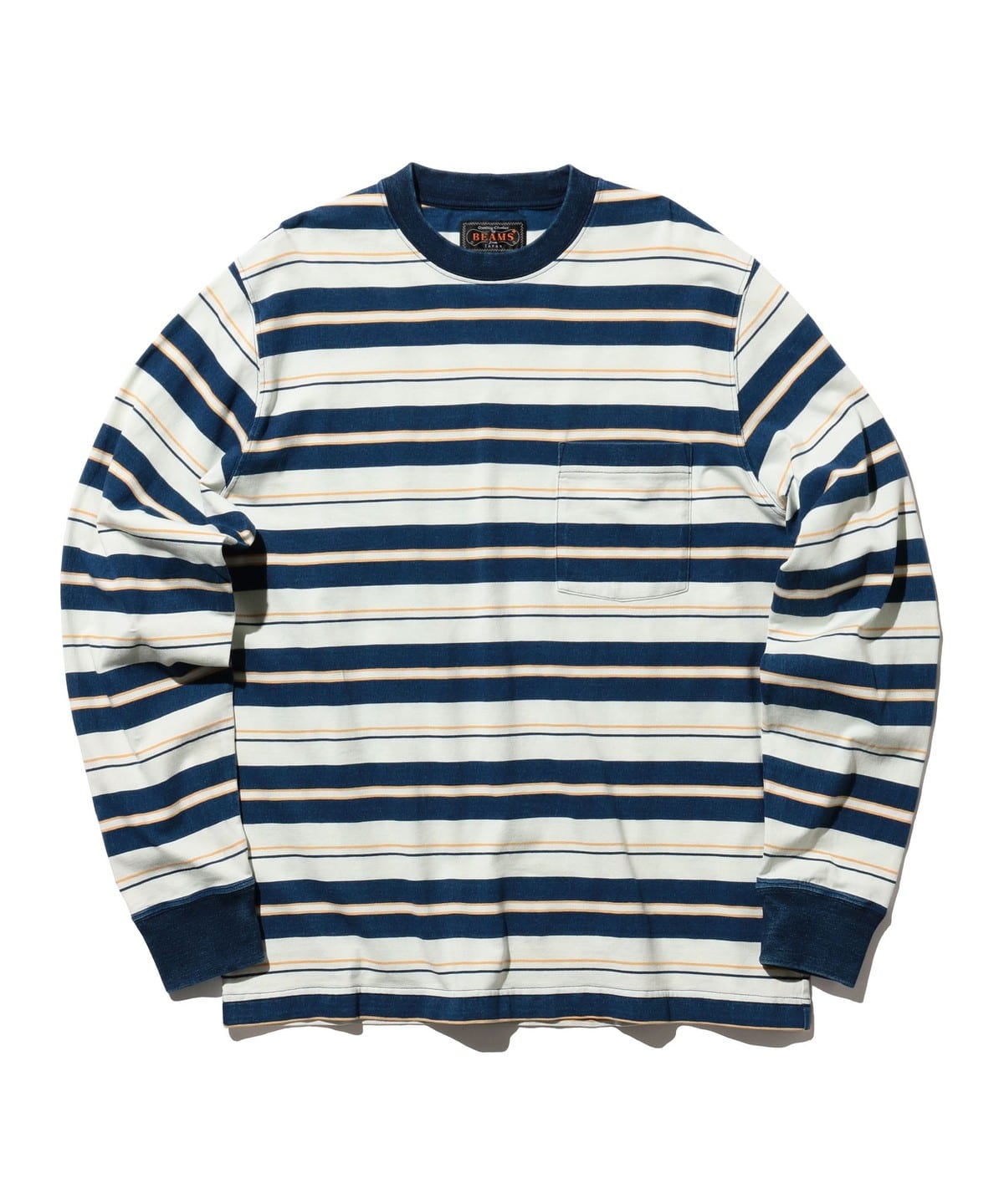 Pocket Tee Indigo Stripe Tシャツ・カットソー MEN NAVY XL Pocket Tee Indigo Stripe Tシャツ・カットソー MEN NAVY XL