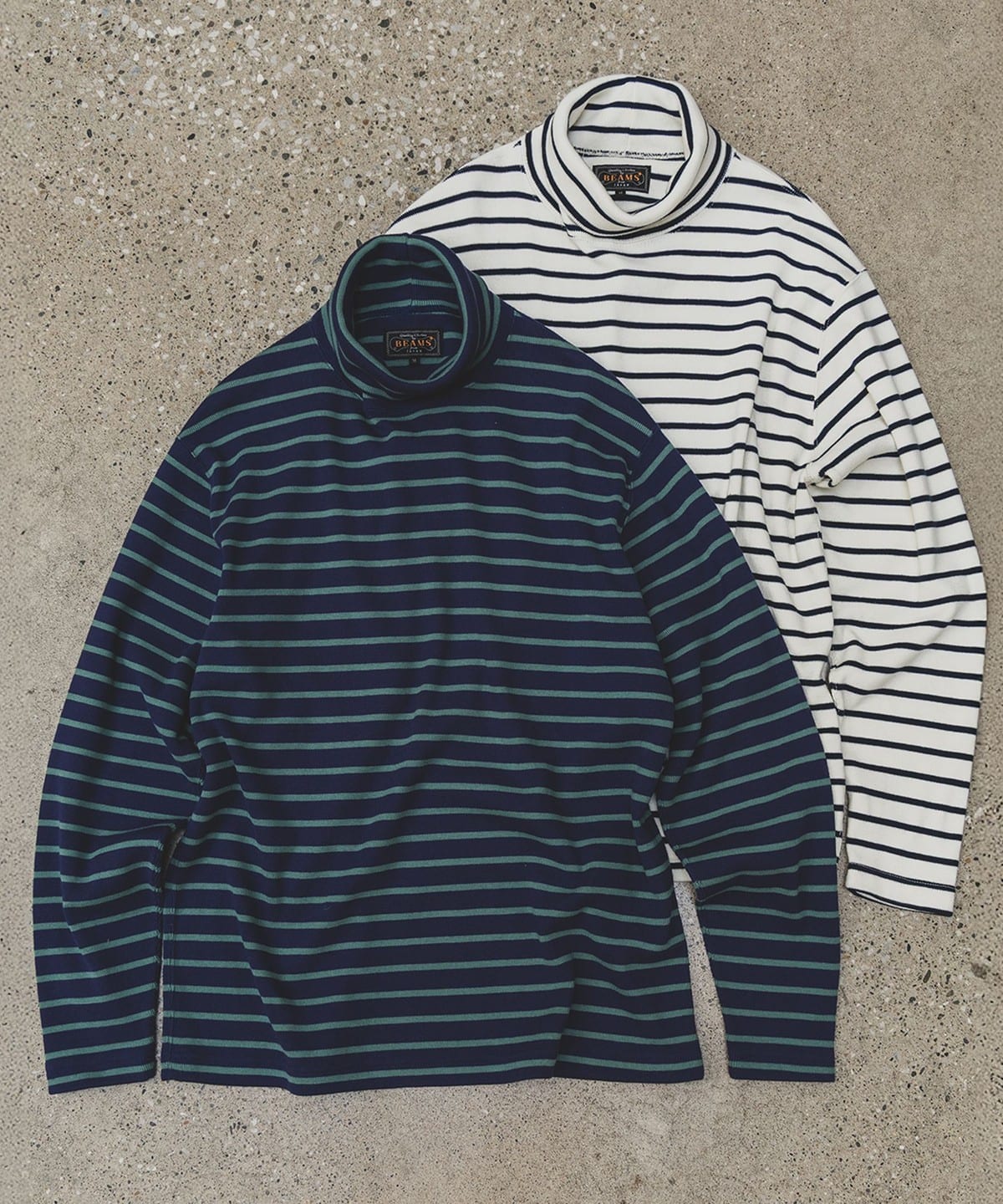 BEAMS PLUS（ビームス プラス）High Neck Fraise Stripe（Tシャツ