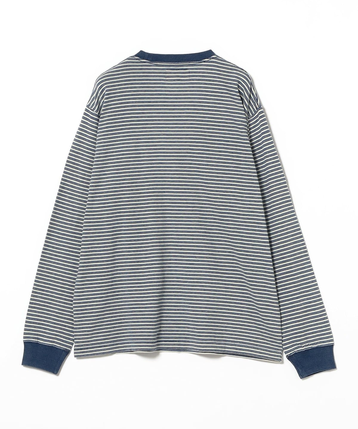 Pocket Tee Indigo Stripe 條紋口袋T恤
