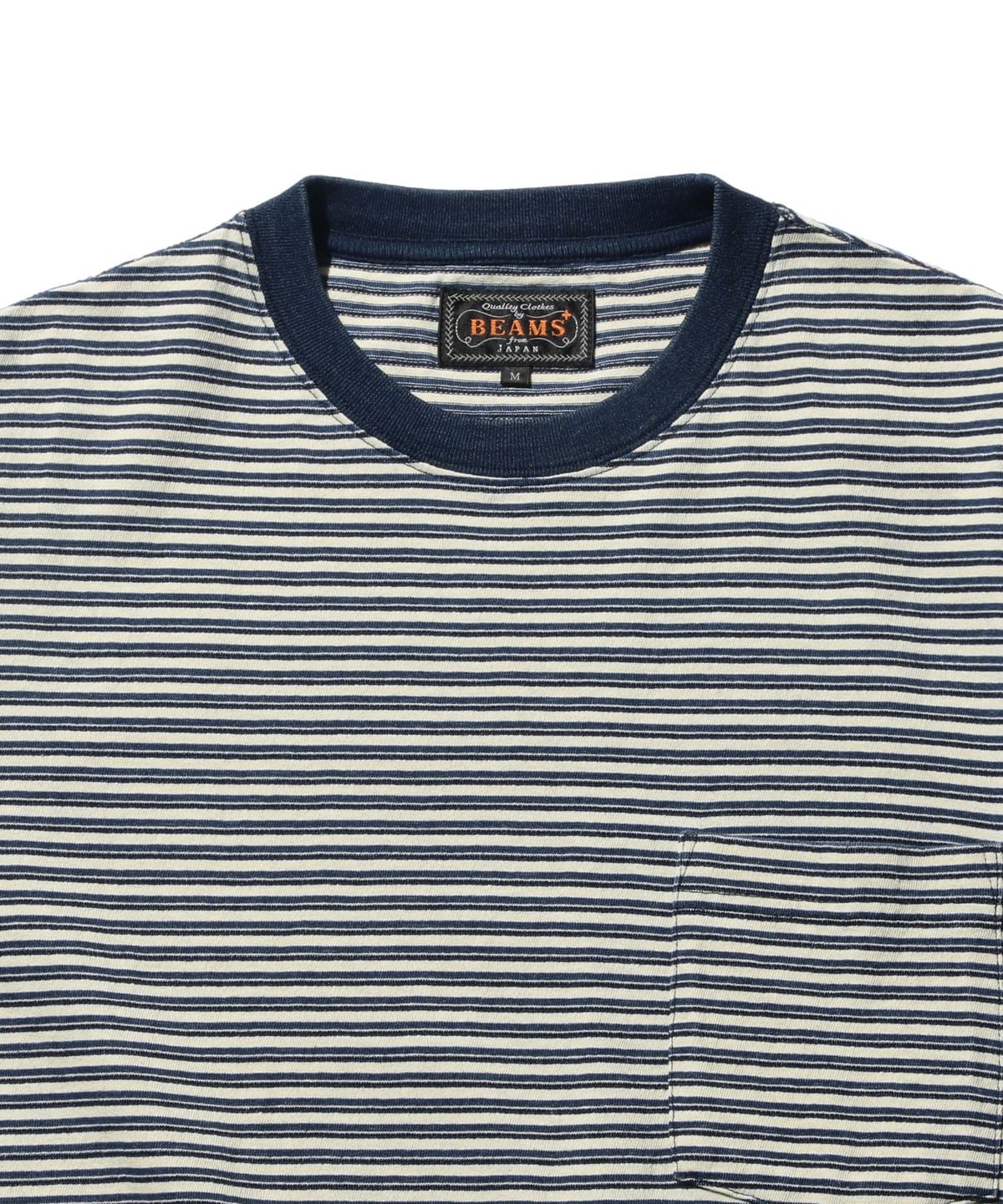 Pocket Tee Indigo Stripe 條紋口袋T恤