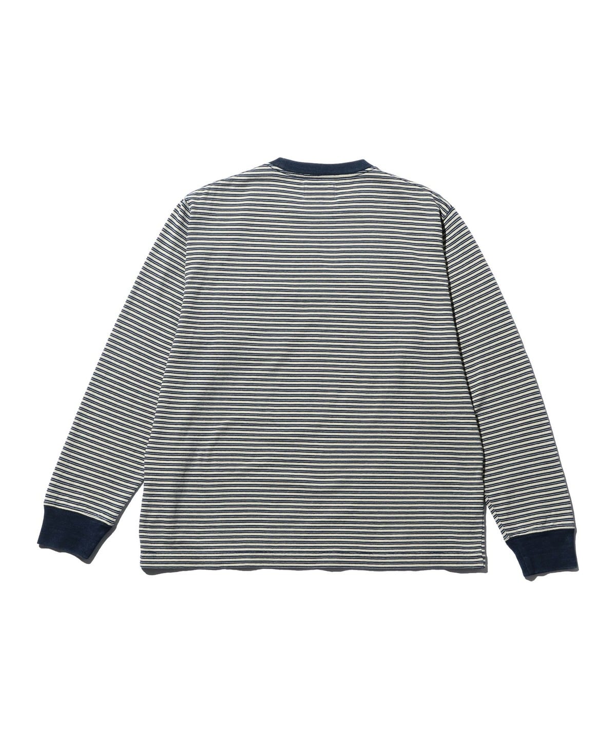 Pocket Tee Indigo Stripe 條紋口袋T恤