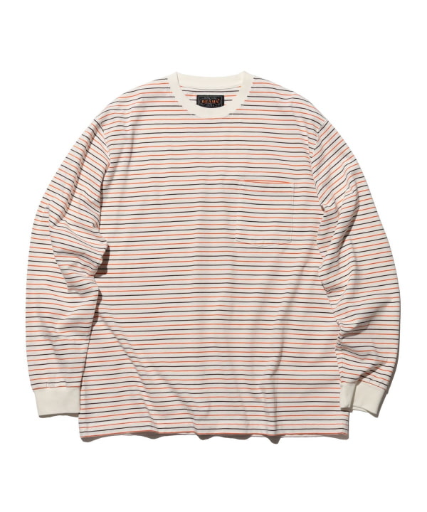 Pocket Tee Interlock Stripe