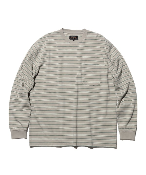 Pocket Tee Interlock Stripe