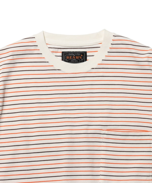 Pocket Tee Interlock Stripe
