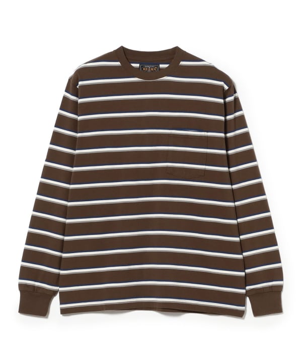 Pocket Tee Interlock Stripe