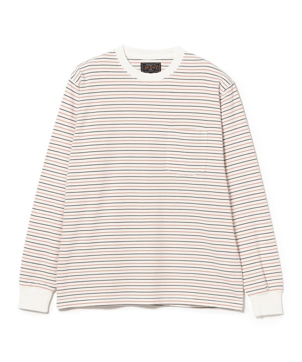Pocket Tee Interlock Stripe
