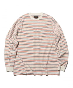 Pocket Tee Interlock Stripe