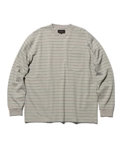 Pocket Tee Interlock Stripe