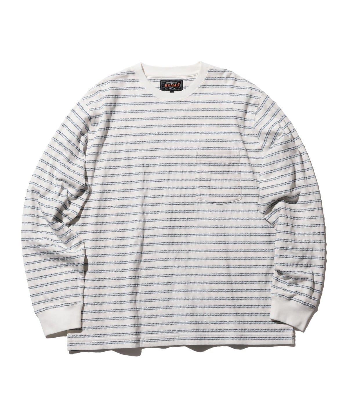 Pocket Tee Jacquard Stripe Tシャツ・カットソー MEN WHITE L Pocket Tee Jacquard Stripe Tシャツ・カットソー MEN WHITE L
