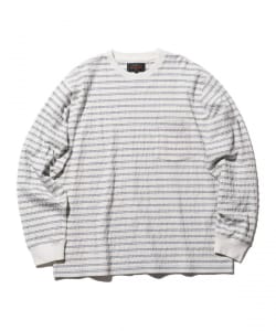 Pocket Tee Jacquard Stripe