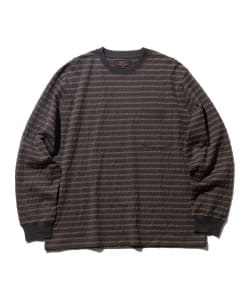 Pocket Tee Jacquard Stripe