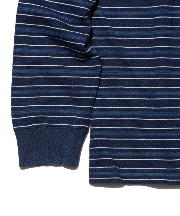 Pocket Tee Indigo Stripe