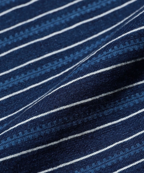 Pocket Tee Indigo Stripe