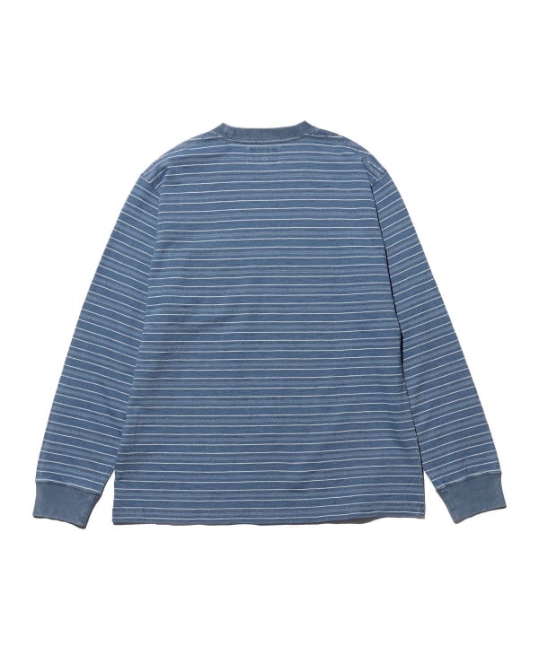 Pocket Tee Indigo Stripe