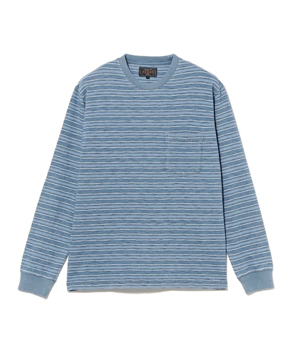 Pocket Tee Indigo Stripe