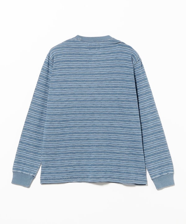 Pocket Tee Indigo Stripe