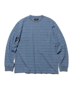 Pocket Tee Indigo Stripe