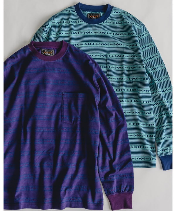 Pocket Tee Jacquard Stripe