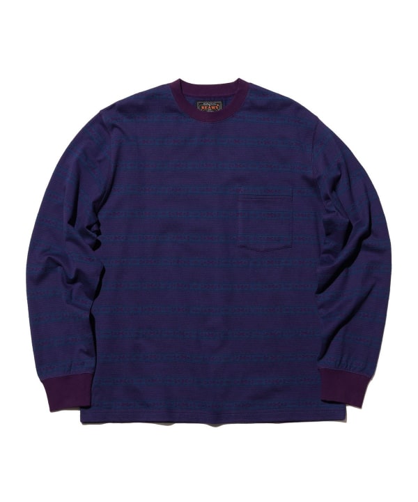 Pocket Tee Jacquard Stripe