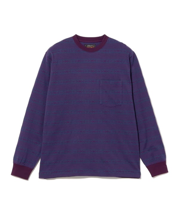 Pocket Tee Jacquard Stripe